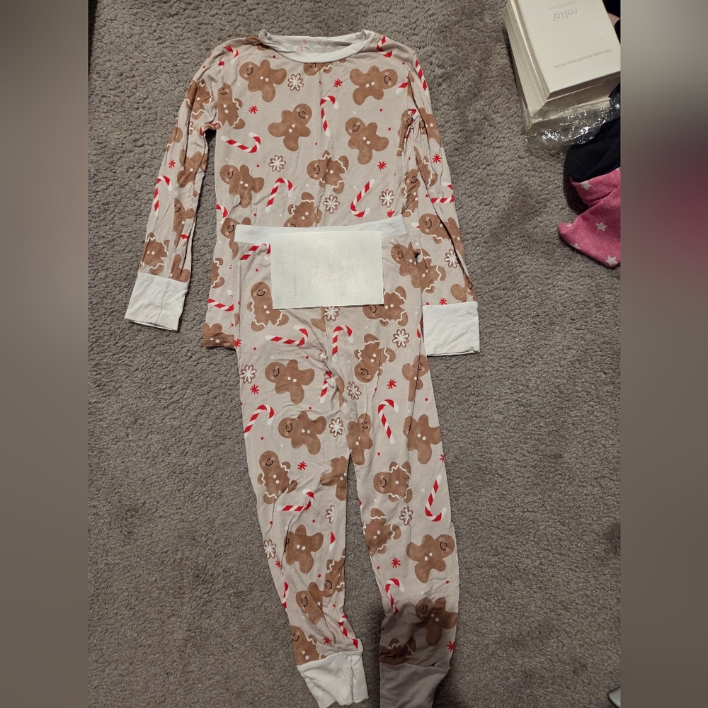 Gingerbread and Candy Cane Pajama Pants
